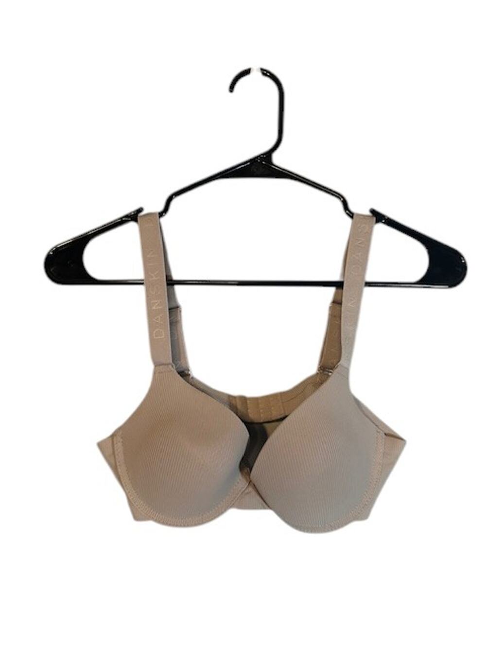 Danskin Intimates Beige Adjustable Strap Stretch Nylon Stretch Bra Women Sz 32B